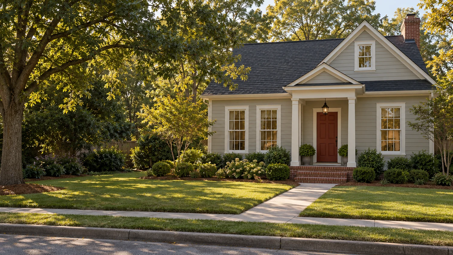 A welcoming home with a front porch